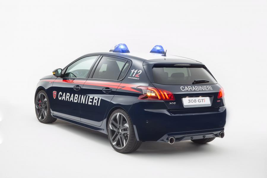  Peugeot 308 GTi Carabinieri 2017 года  (фото 2 из 10)